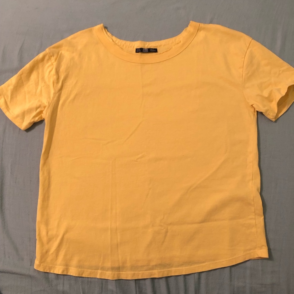 Yellow Zara Short-sleeve Top